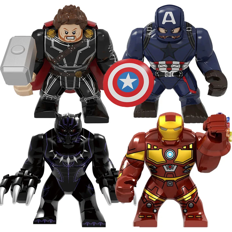 

Герои, человек, Тор, Доктор Странный, Капитан Америка, модель, строительные блоки, просвечивающие фигурки, игрушки для детей