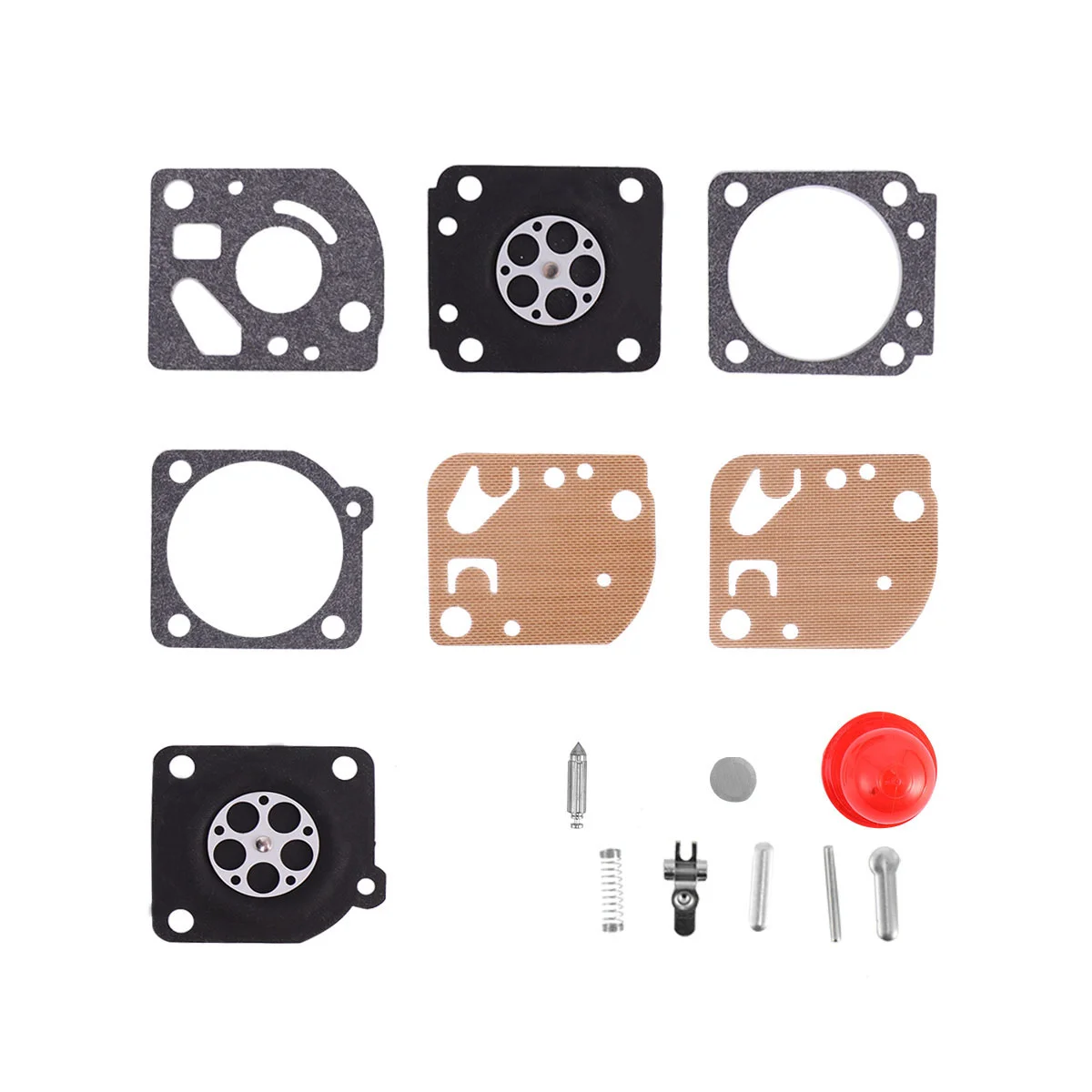 

Carburetor Kit Diaphragm Repair Trimmer Tool Professional Overhaul Replacement Rebuild Gasket Air Accessories Gaskets Filter