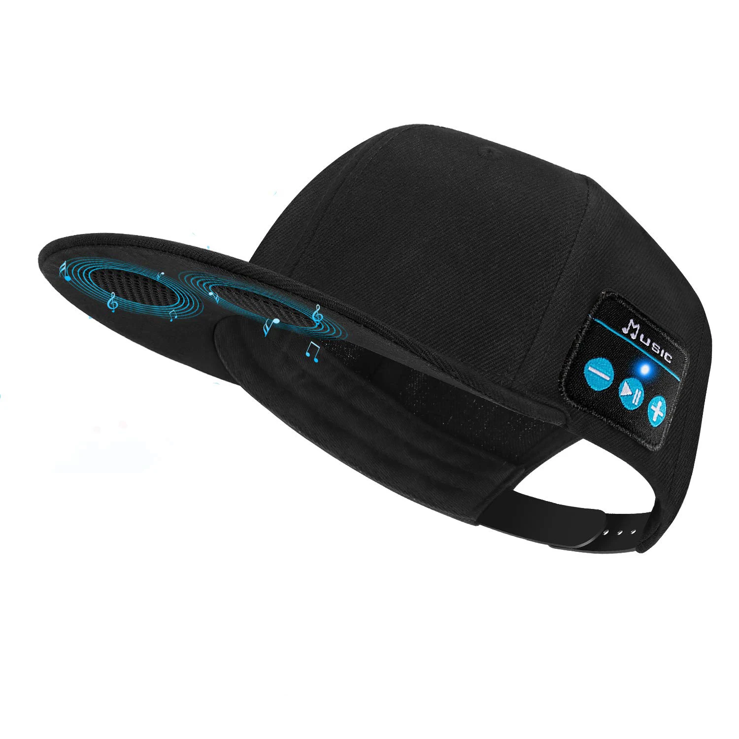 

Cotton Sports Blue tooth Smart Hub Wireless Headphones Custom Baseball Music Hat with Headphones