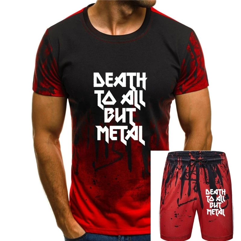 

Death To All But Metal Steel Panther Slogan T shirt Unisex Funny t shirts Cotton Short Sleeve T-shirt Tops Camiseta Hombre
