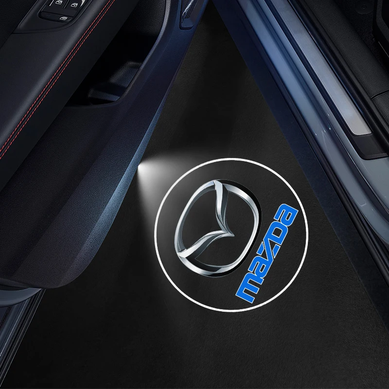 1/2 шт. автомобильная HD-проекторная лампа для двери автомобиля беспроводная