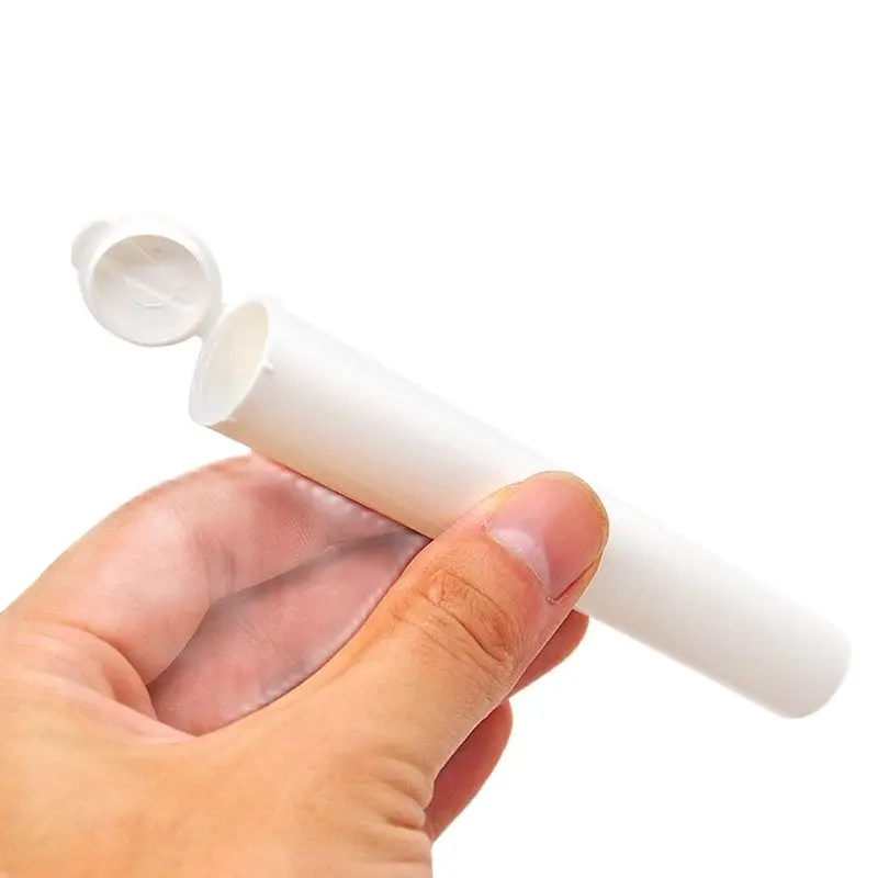 

10pc Tobacco Tube for Pill Box Stash Jar Holder Storage Cone Holder Airtight Waterproof Extrusion Cover Opening Smoke Accessorie