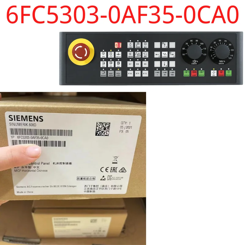 

6FC5303-0AF35-0CA0 Brand New SINUMERIK 808D Machine control panel Chinese layout