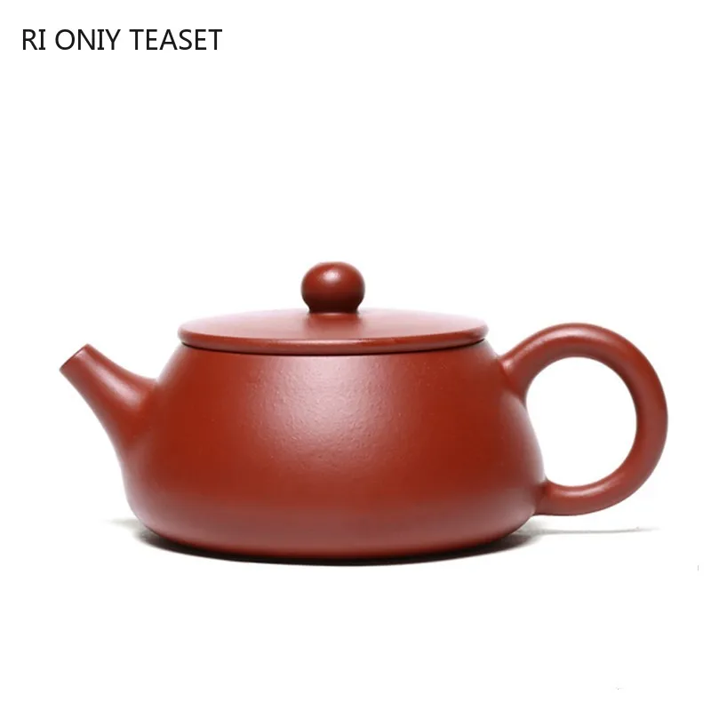 

140ml Chinese Yixing Purple Clay Teapots Ball Hole Filter Stone Scoop Tea Pot Beauty Kettle Customized Zisha Tea Set Authentic