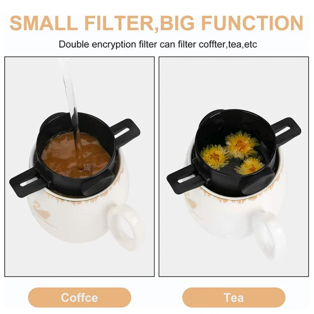 Многоразовый фильтр для кофе портативная кофеварка эспрессо из нержавеющей