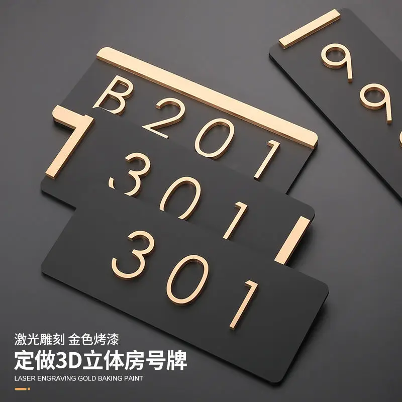 

Acrylic Door Number, Three-dimensional Number, Hotel Room Number, Hotel Box, Dormitory Office, Creative Logo Customization