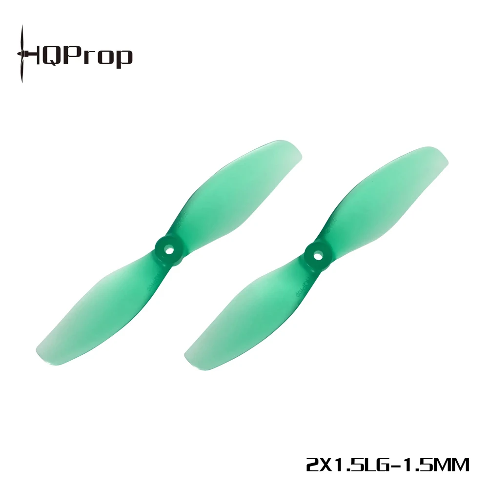 Фото 8 пар пропеллеров HQProp 2x1.5 51 мм, 2-лопастные, из поликарбоната, 8CW 8CCW, с валом 1.5 мм, для микро FPV гоночных дронов №5
