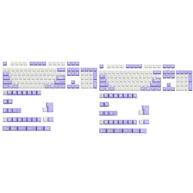 

135 клавиш/комплект, клавиши для MX Switch FL980, механическая клавиатура Gmk