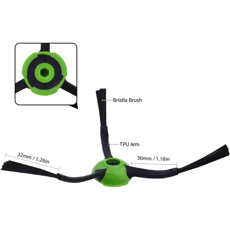 Сменные боковые щетки для IRobot Roomba серий E I &amp J E5 E6 I1 I1+ I3 I3+ I4 I4+ I6 I7 I8 J7 J7+ Plus