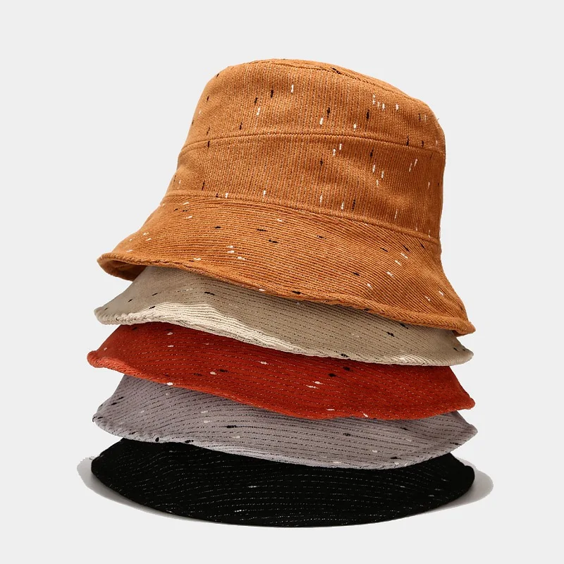 

New Fisherman Hat Korean Version Cute Little Tadpole Wild Student Japanese Literature and Art Retro Basin Cap Sun Hats