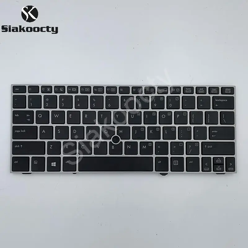 

Siakoocty new original HP EliteBook 2170p 2170 notebook keyboard with pointing backlight