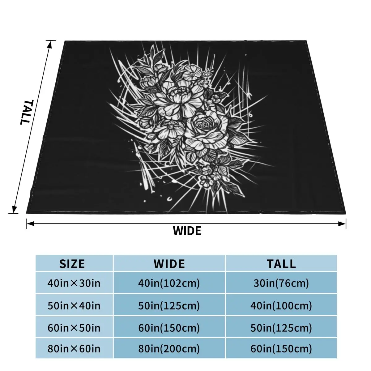 Копия Lineart Roses ультра-мягкое Флисовое одеяло