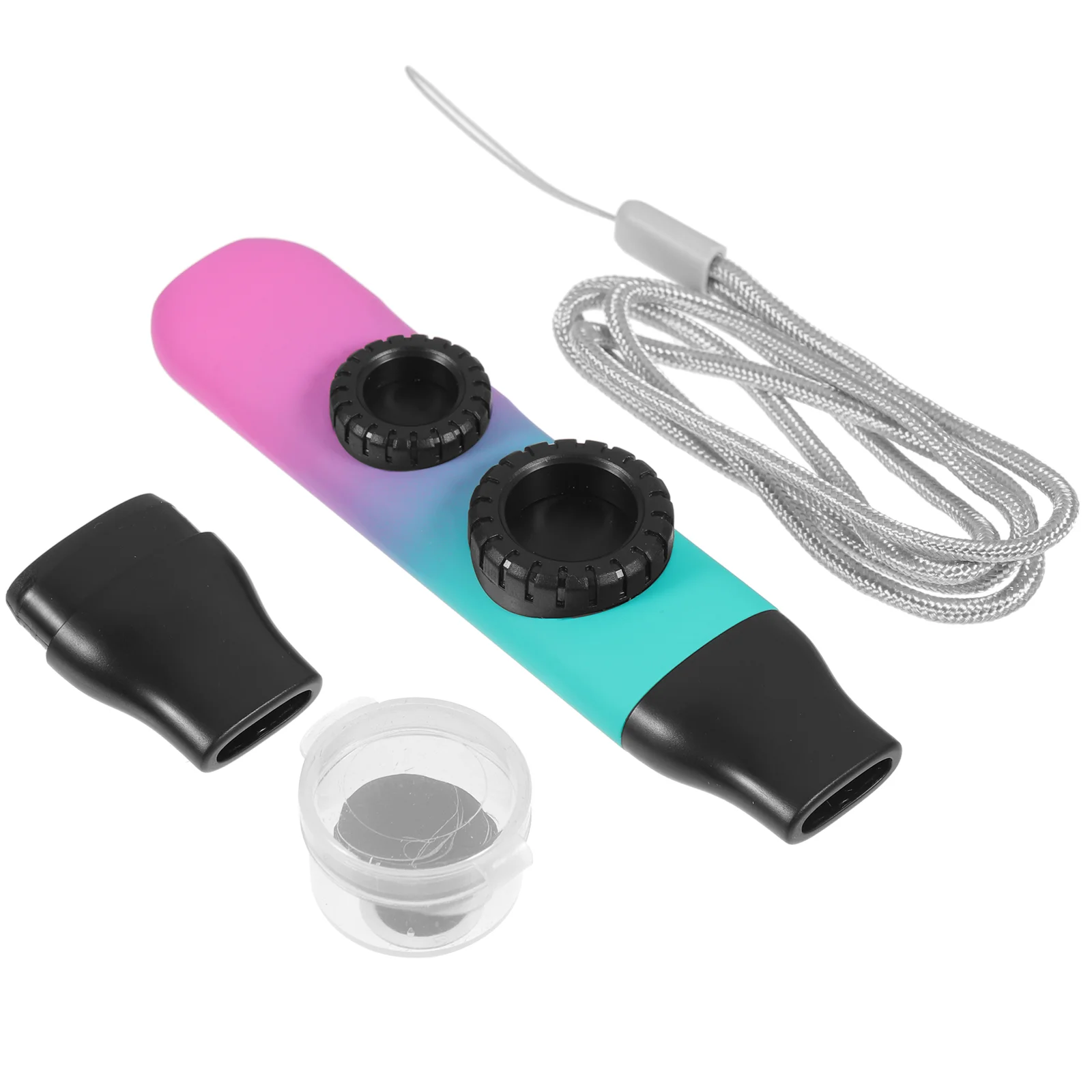 

Double Hole Kazoo Kazoos Adults Delicate Mouth Instrument High-tech Plastic Material Musical Performance Household