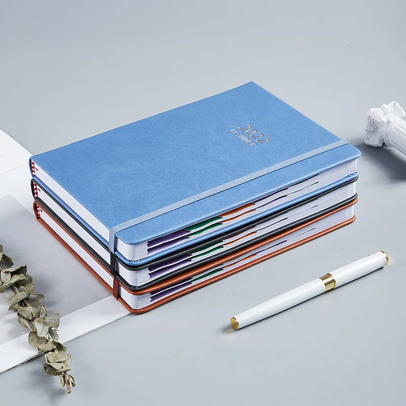 

1pc A5 Planner Agenda Notebook Weekly Goals Habit Schedules 2022 Diary Notebook