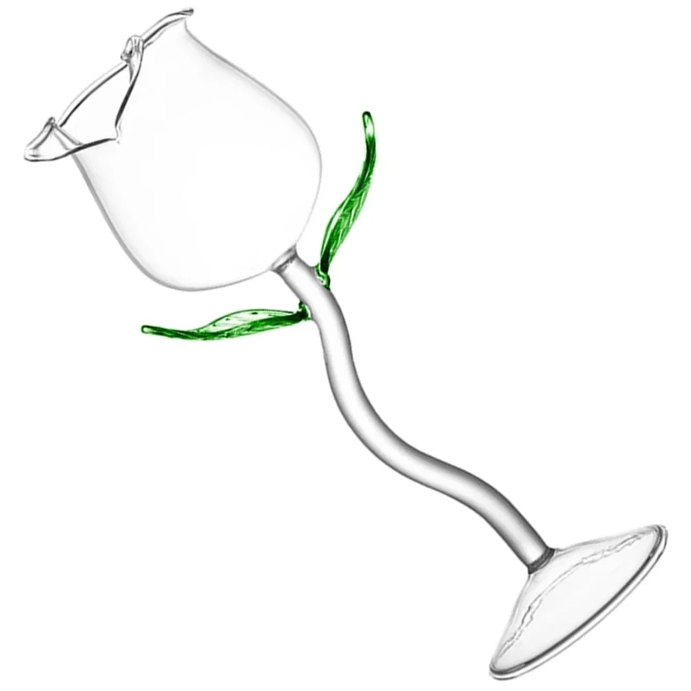 

Glasses Cocktail Rose Goblet Cup Flower Tall Martini Champagne Set Drinking Bar Red Cups Design Holder Party Novelty Creative