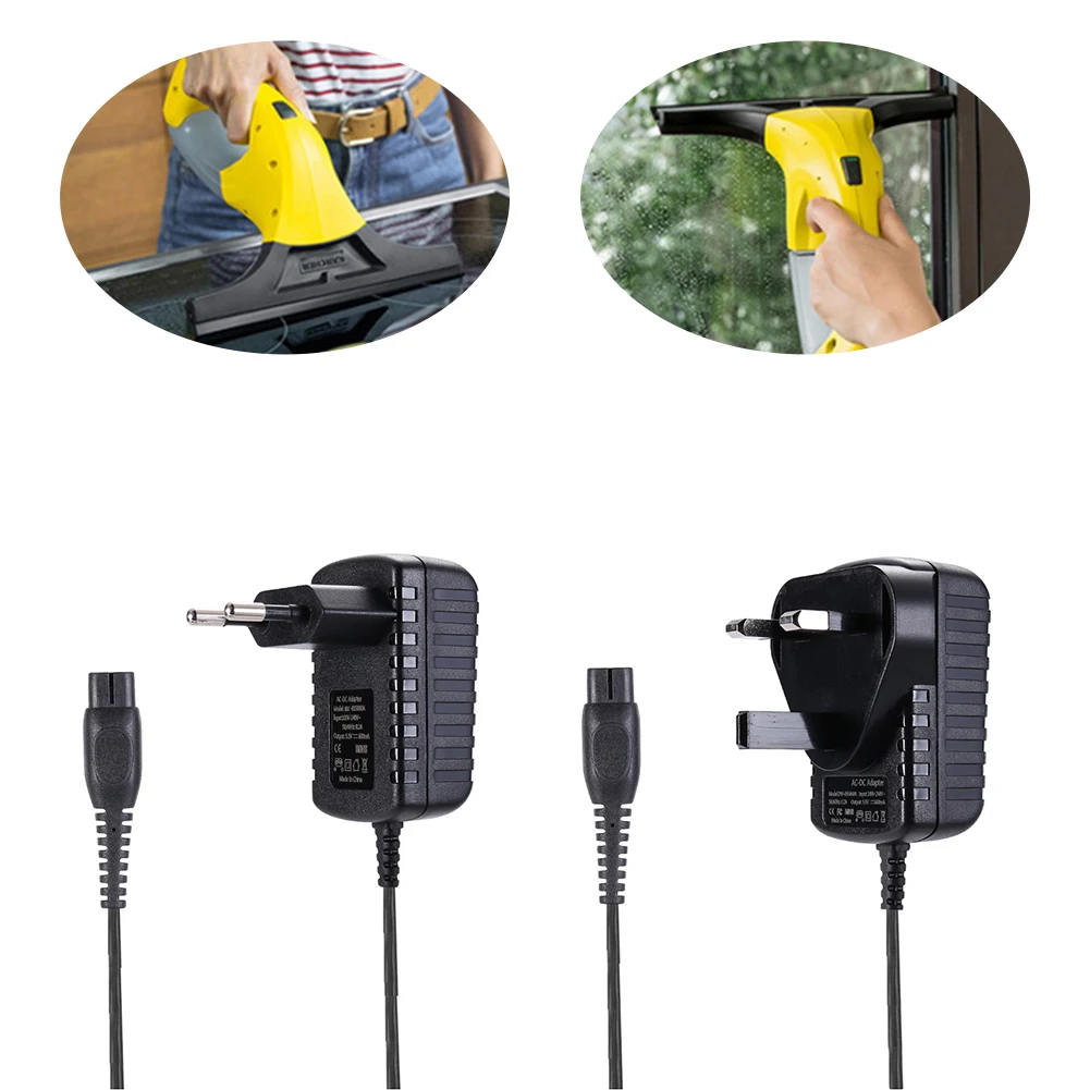 

5.5V 600mA UK EU Power Adapter For Karcher WV50 Plus WV50 WV55 WV60 WV70 WV75 Power Charger Adaptor Robotic Vacuum Cleaner Part