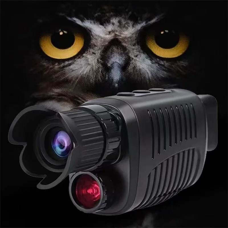 Night Vision Binoculars Infrared Optical Monocular 5X Digital Zoom Photo for 100% Darkness Outdoor Hunt Travel Surveillance spy