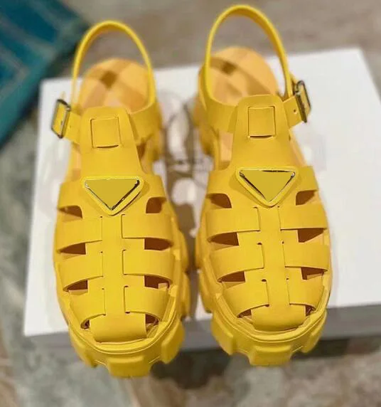 

High heels women Sandals Luxury Designer 2022 platform shoes Spring Summer woman Retro Thick Sole sandalias genuine Leather