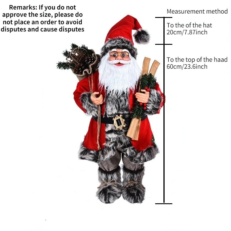 

Большая кукла Санта-Клауса для елки