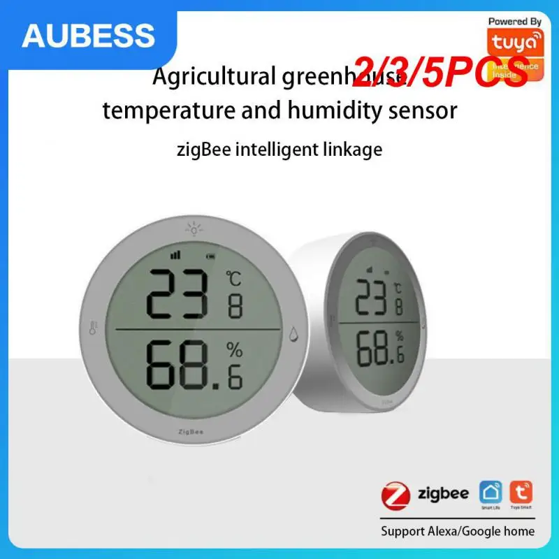 

2/3/5PCS Diy Zigbee Temperature Humidity Sensor With Wire Probe High Precision Sensor Seedling Fermentation Tuya High Precision