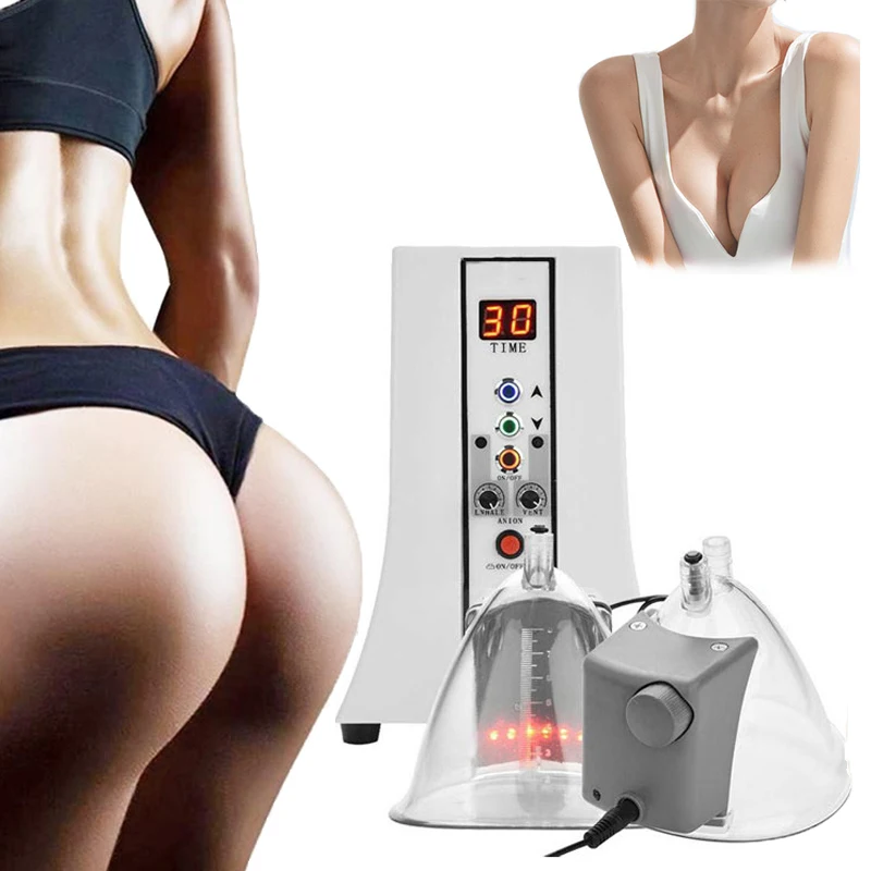 

Breast Enlargement Machine Buttocks Lifter Cup Vacuum Chest Pulse Pump Acupressure Therapy Body Shaping Beauty Device Butt Hip