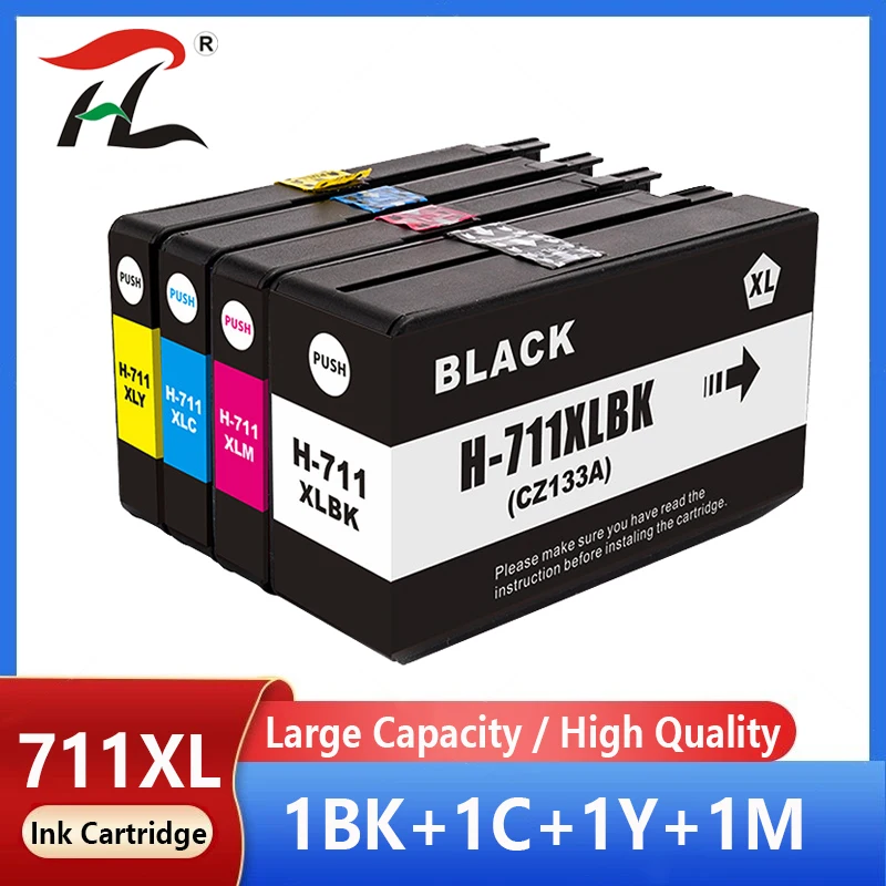 

Compatible For HP711 711 for HP 711XL Ink Cartridge for HP DesigJet T120 T520 T120 24 T120 610 T520 24 T520 Printer