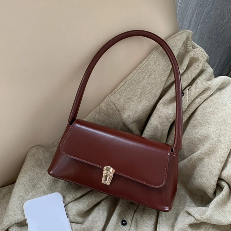 

Brand Crossbody Bags For Women Fashion Design Underarm 2022 Woman Shoulder Bag Female Handbag And Purses Solid Color