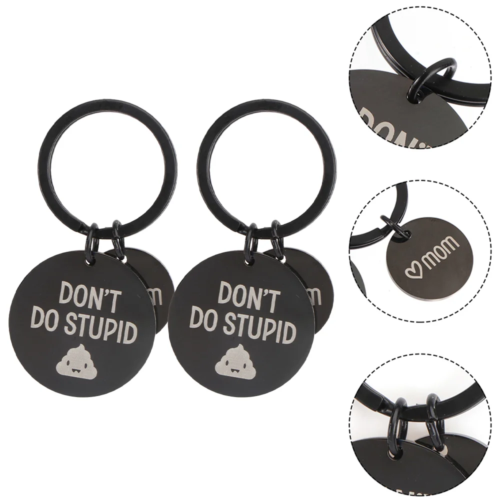 

2pcs Creative Key Chains Decorative Keychain Mother's Day Key Chains Gift