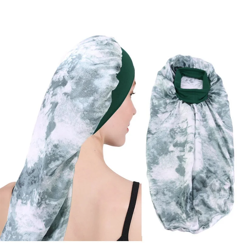 Wholesale Female Sleeping Hats Satin Custom Hair Designer Bonnet