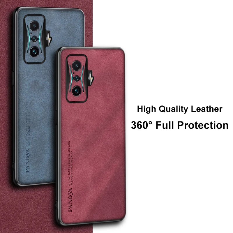 Фото Роскошный кожаный чехол для телефона Xiaomi Poco F3 F4 GT, противоударный защитный силиконовый чехол для Redmi K50 Gaming K40 Pro K40S №2