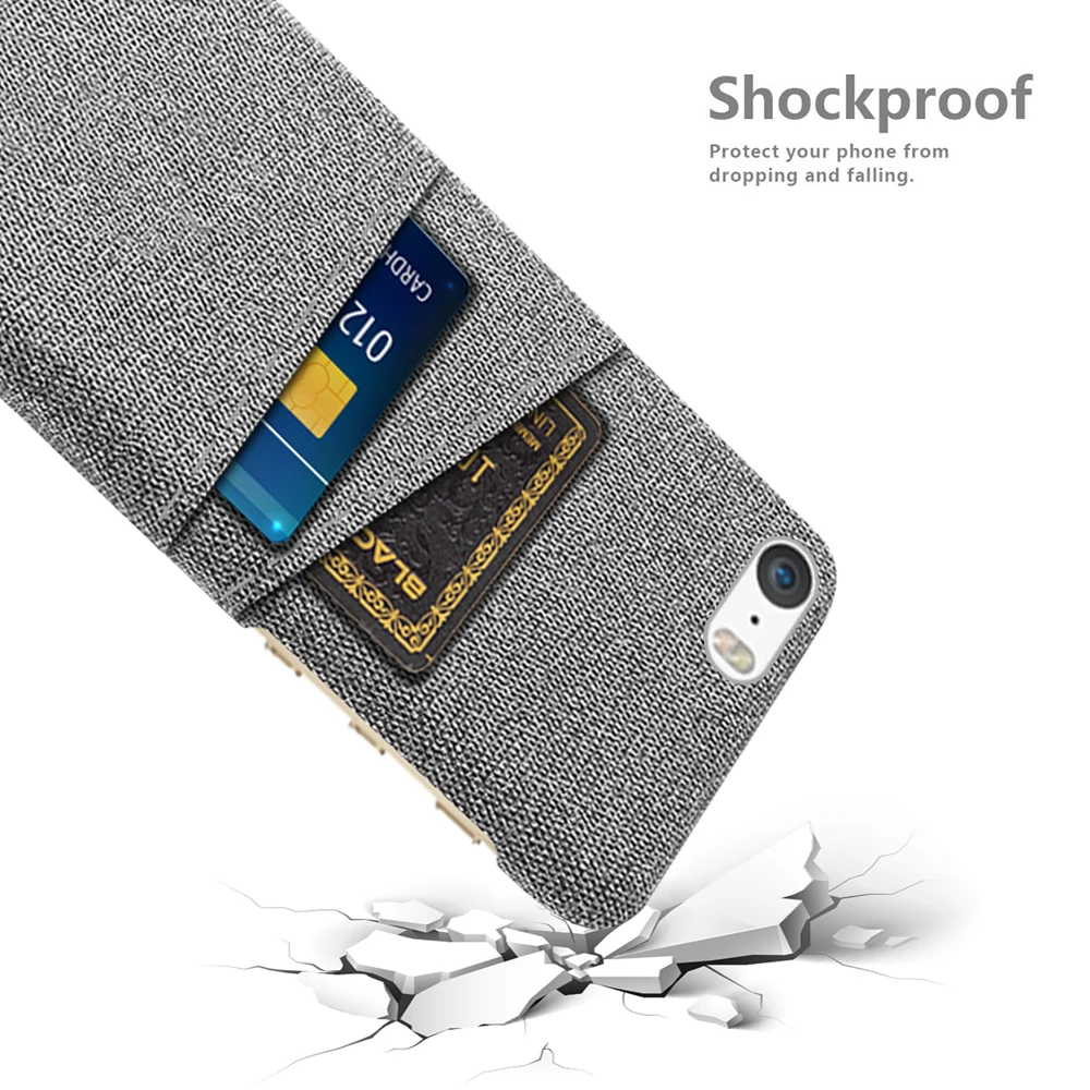 Чехол для iPhone 5s 5 SE роскошный тканевый чехол с двумя картами se 2016 5G 4 0 дюйма Funda A1453