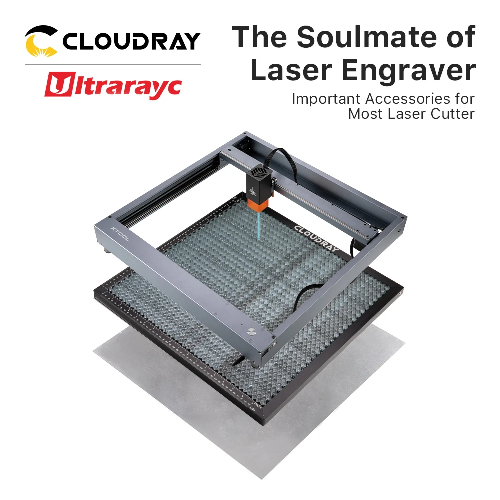 

Ultrarayc Honeycomb Laser Bed 50*50cm Working Panel Set for XTool D1 Pro/D1 CO2 Diode Laser Engraver Cutting Machine