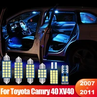for toyota camry 40 xv40 2007 2008 2009 2010 2011 8pcs canbus car led interior reading lamp vanity mirror light accessories