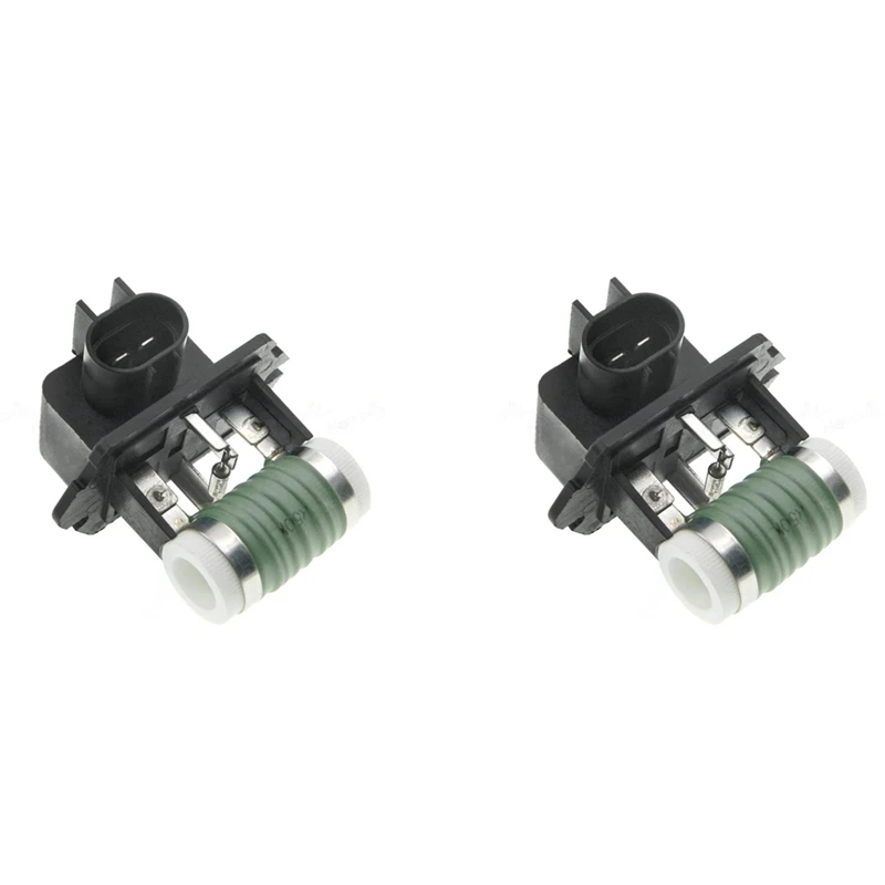 

2X 25385-1M000 Radiator Fan Blower Motor Resistance For Hyundai Kia 09-16 Accent Veloster Forte Rio 253851M000