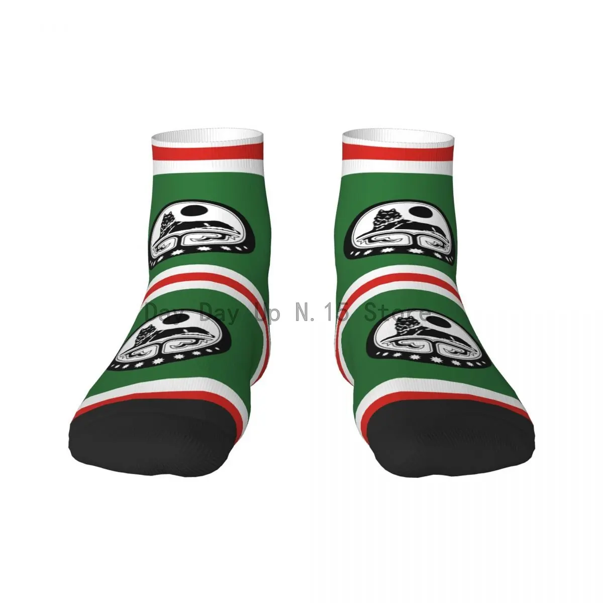 

Chechen Flag Men Women Crew Socks Unisex Novelty Chechnya Proud Spring Summer Autumn Winter Dress Socks