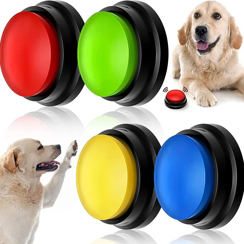 

Toy Voice Button Pet Intelligence Toys Recordable Training Communication Button Buttons Dog For Recording Talking Pet Buzzer