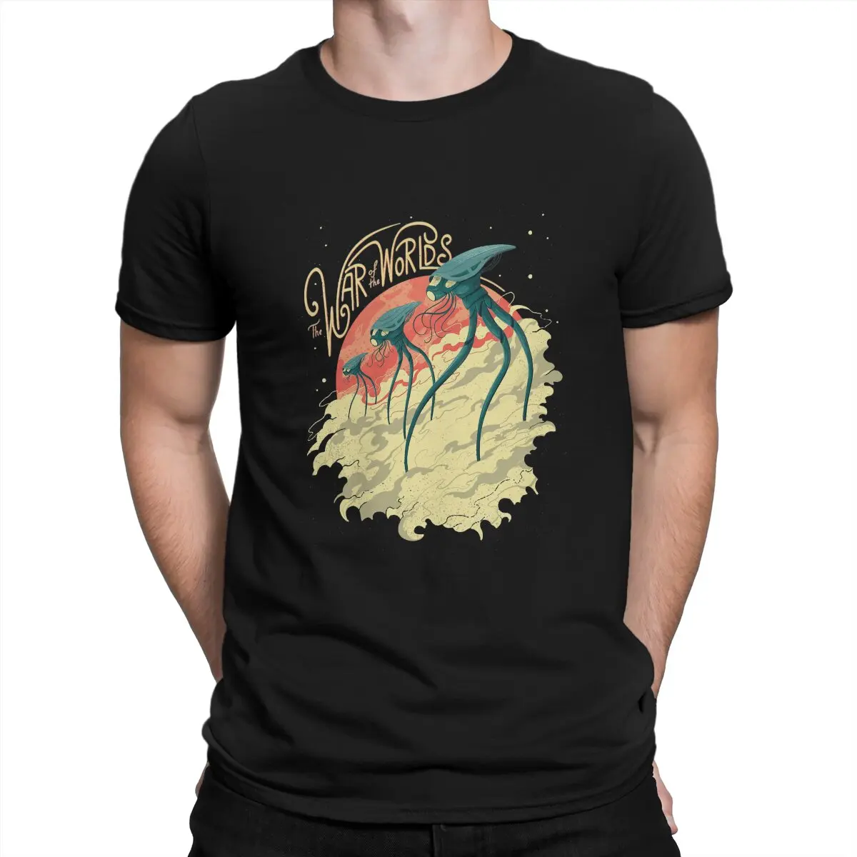 

War of the Worlds Alien Alan Ripley Horror Film T Shirt Alternative Crewneck TShirt Harajuku Short Sleeve Polyester