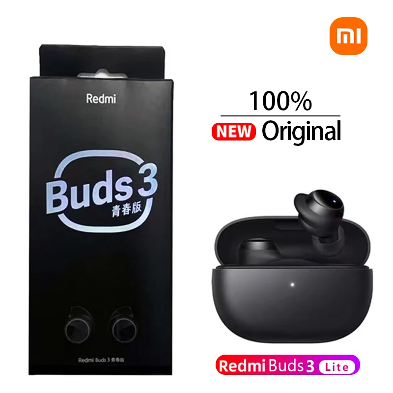 

TWS-гарнитура Xiaomi Redmi Buds 3 Lite с поддержкой Bluetooth 5,2 и микрофоном