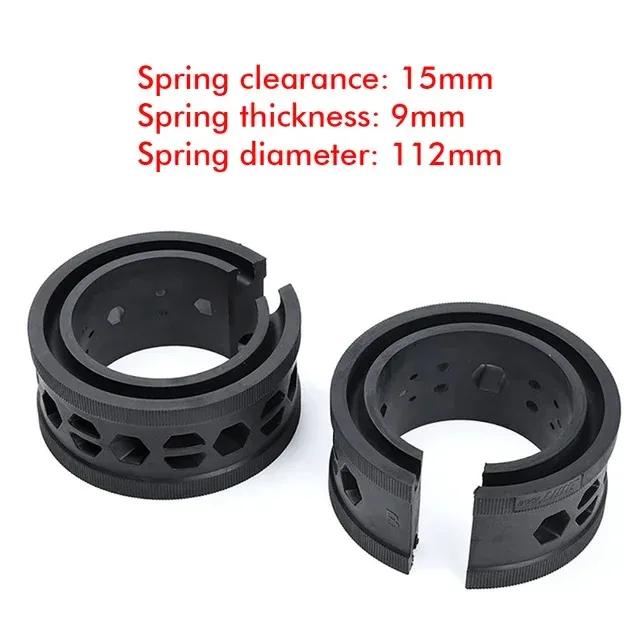 

2 шт. автомобильный амортизатор A/B/C/D/E, пружинные бамперы, универсальный автоматический амортизатор, пружинная подушка, черный