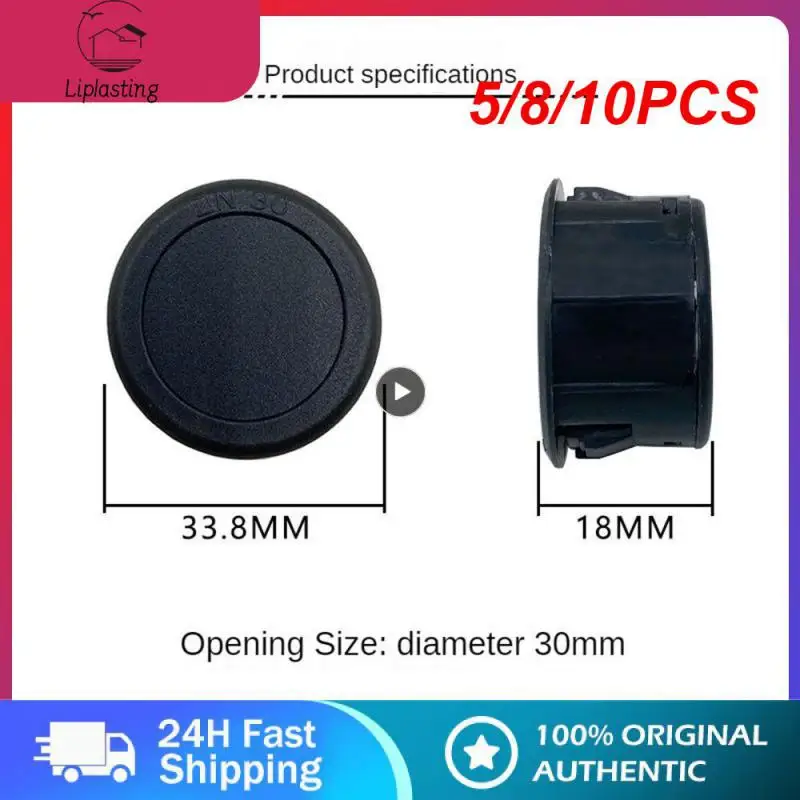

5/8/10PCS Ultra-thin Mirror Reverse Connection Protection No Power Connection Required Two Wire Voltmeter