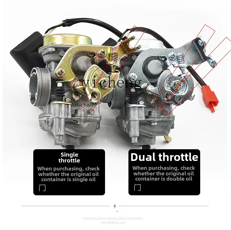 TQH Qiaoge JOG100 Ghost Fire Husi Flower Marriage Liying Flying Eagle Lingying ZY100 Yamaha Мотоцикл Карбюратор