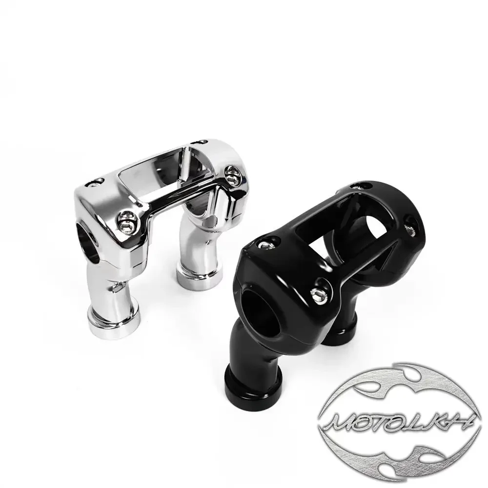Фото Комплект зажимов для подъема руля мотоцикла 4 дюйма, подходит для Harley Softail Breakout FXBB FXBR FXBRS 2018-2024 1,25 дюйма №2