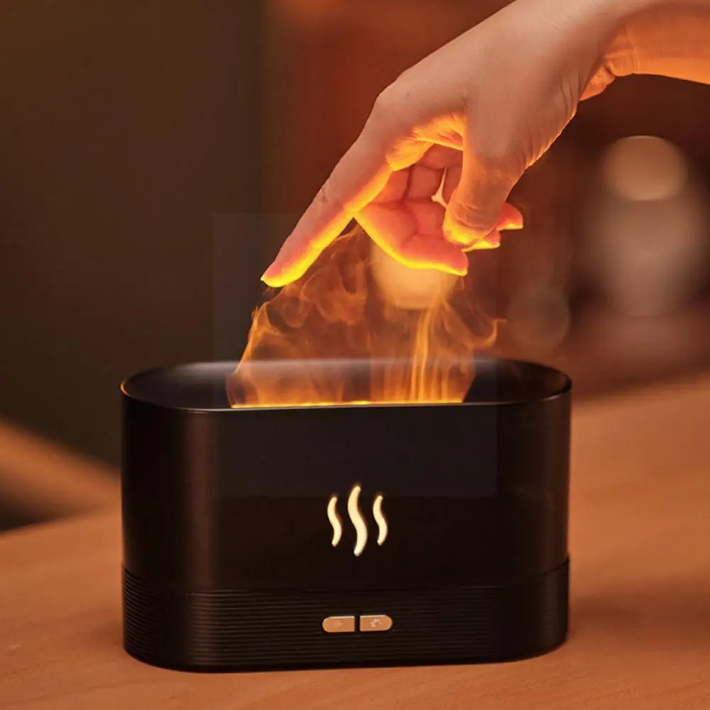 

Flame Humidifier Usb Humidifier Household Automatic Fragrance Diffuser Atomizer Essential Aroma Diffuser Oil Ultrasonic P5l9