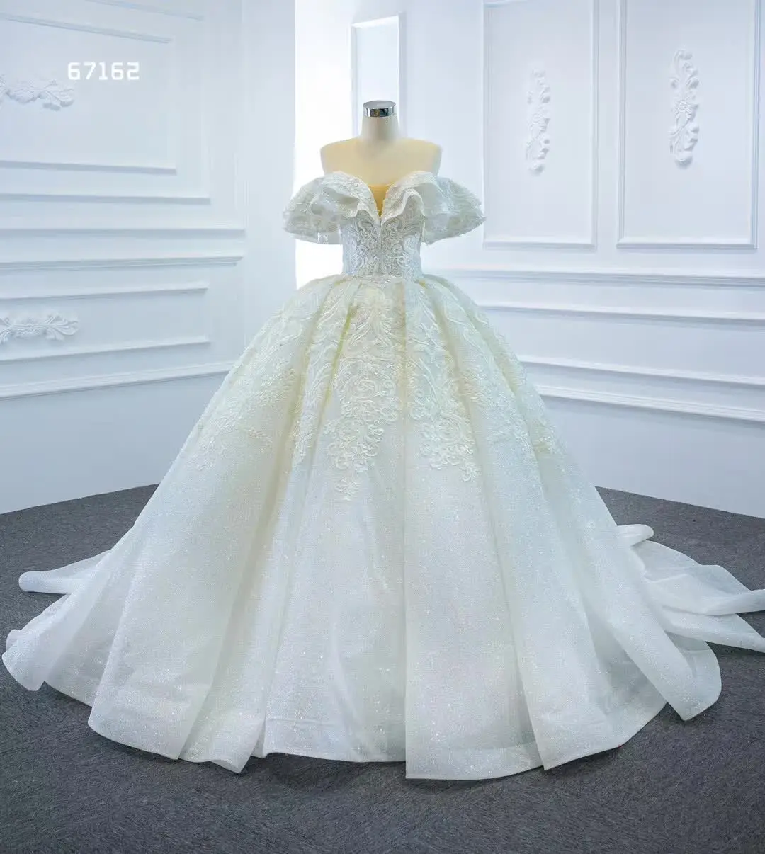 

Aoliweiya Bridal #67162 A Line Off the Shoulder Wedding Dress