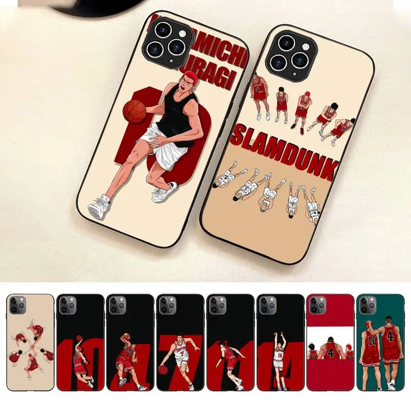 

Anime Slam Dunks Phone Case For Iphone 7 8 Plus X Xr Xs 11 12 13 Se2020 Mini Mobile Iphones 14 Pro Max Case
