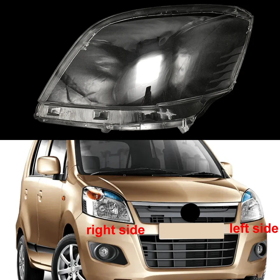 

For Suzuki Wagon R Car Accessories Front Headlamps Transparent Lampshades Lamp Shell Headlights Lens Cover Plexiglass