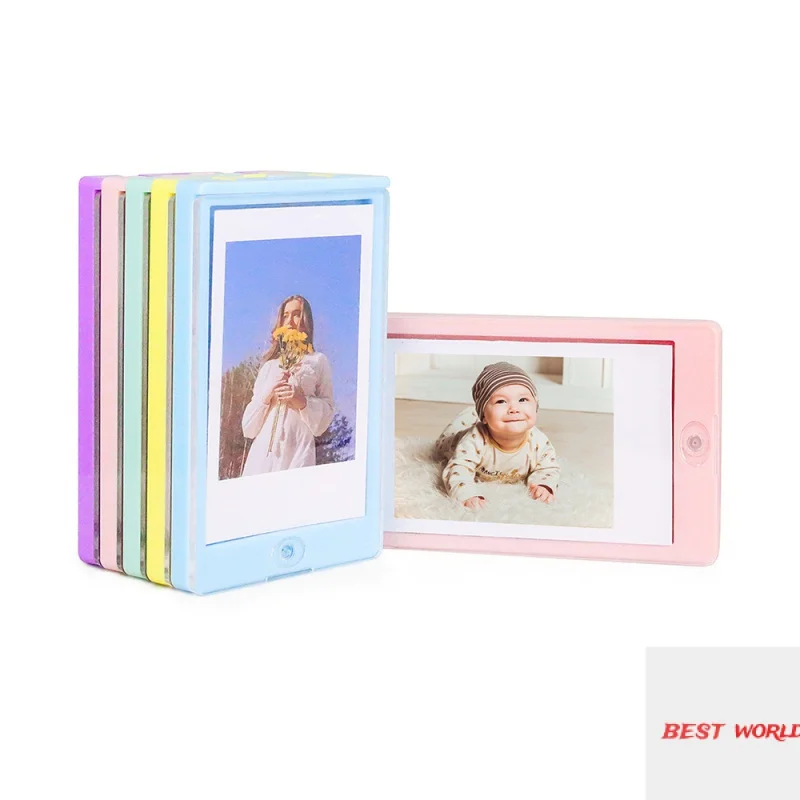 

1PCS Assorted Macaron Color Free Combination Magnetic Photo Frame For Fujifilm Instax Mini Film Mini 9 8 11 7s 70 90 SP-1