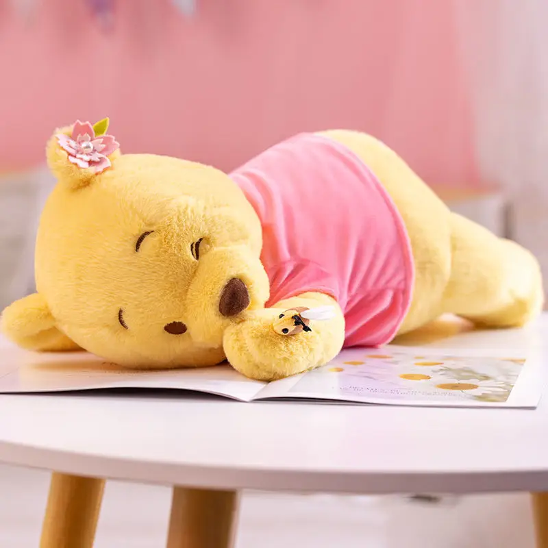 

Disney Cherry Blossom Season Pink Winnie the pooh Pooh Poof Winnie the Pooh Strawberry Bear plush doll pillow gift
