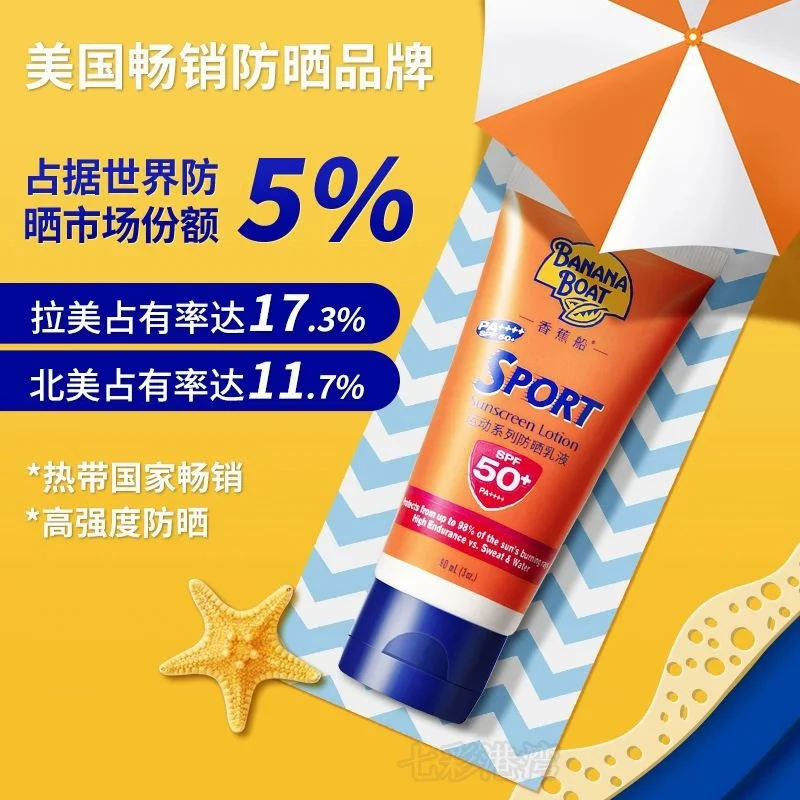 

Free Shipping 90ml Banana Boat Sunblock SPF110 Whole Body Waterproof, Sweat-proof and UV Protective Outdoor Unisex
