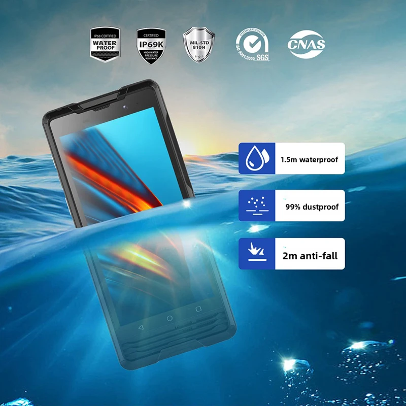 Фото Промышленный защищенный смартфон MP02 с защитой от взрывов и ударов, 5G, NFC, IP68, одномерным и двухмерным сканированием №2